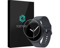 Screenprotector Geschikt voor Samsung Galaxy Watch 8 (44 mm) - Sterk & Shockproof - Tempered Glass - Gehard Glas - Beschermglas Screen Cover - Bescherm Protector voor Smartwatch