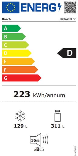 Bosch KGN492LDF - Serie 4 - Koel-vriescombinatie - Extra breed - RVS - Total No Frost nooit meer ontdooien - Zeer stil - VitaFresh XXL 0°C: houd etenswaren langer vers met extra ruime vershoudlades — thumbnail 18