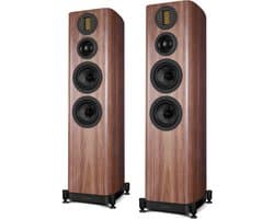 Wharfedale EVO 5.4 Vloerstaande Speakers - Hifi Stereo Set - Passieve Speaker - 3-Weg Luidsprekers - Walnoot