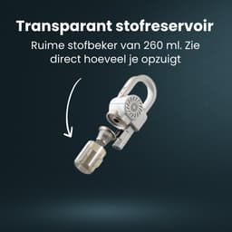 Purgato Draadloze Stofzuiger 4-in-1 - UV-C Sterilisatie - 11 kPa - 2000 mAh - Oplaadbaar - Zwart — thumbnail 3