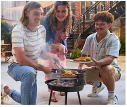 GRILLMEISTER Houtskool BBQ - Barbecue - Type BBQ: Houtskool - Grilloppervlak: Ø 33 cm - Verstelbare hoogte — thumbnail 2