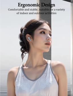 Earbuds voor Taalvertalers - Ondersteuning voor 144 Talen - Instant Voice Translator Apparaat - Real Time WL BT Stemtaalvertaler Hoofdtelefoon voor Binnen en Buiten — thumbnail 2