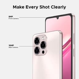 DOOGEE Note58 Pro 4G - Smartphone - Mobiele Telefoon - 32 GB RAM + 256 GB ROM - Android 15 - 6250 mAh - 6,75" HD + 90 Hz - AI Camera 16 MP- Octa Core - Dual SIM- NFC - Goud — thumbnail 4