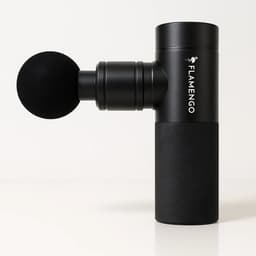 Flamengo Mini Massage Gun – Inclusief Hot & Cold Kop | Staal Design | Ultralicht, Stil en Draadloos | Krachtige Spiermassage + Warmte & Koude Therapie - massage apparaat pistool INCL set — thumbnail 4