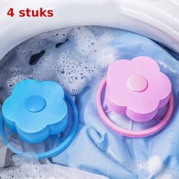 Haarvanger voor Huisdieren 4-pack Wasmachine - Drijvende Mesh Haarfilterzak - Herbruikbare Pluisvanger Val voor Hond Kat . — thumbnail 1