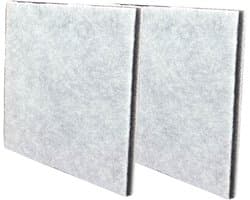 Multaparts® motor filter geschikt voor Philips - set a 2 stuks - | 3-laags filter achter stofzak | Afm. 127 x 127 x 10 mm | O.a. geschikt voor HR8500, HR8564, HR8566, FC90.., FC91.., Jewel & Performer serie | Alternatief voor 482248010228