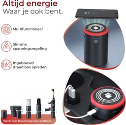 Caliber Kruimeldief - Hand Stofzuiger Draadloos - 19kPa zuigkracht - RVS en Hepa Filter - 15.000 mAh Accu meegeleverd (CPS-VC-P) — thumbnail 2