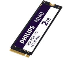 Philips M.2 NVMe SSD 2TB – Tot 3500MB/s – PCIe 3.0 – Supersnelle Interne SSD – Laptop, Desktop & PC Gaming