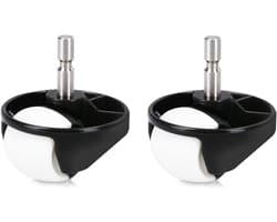 2-pack voorwielen Geschikt voor iRobot Roomba 500/600/700/880/980 Zwart