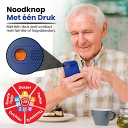 Uniwa V202T Senioren Telefoon 4G Senioren GSM Mobiele Telefoon Klaptelefoon Grote Toetsen SOS Noodknop Simlockvrij Oplaadstation Luid Geluid — thumbnail 5