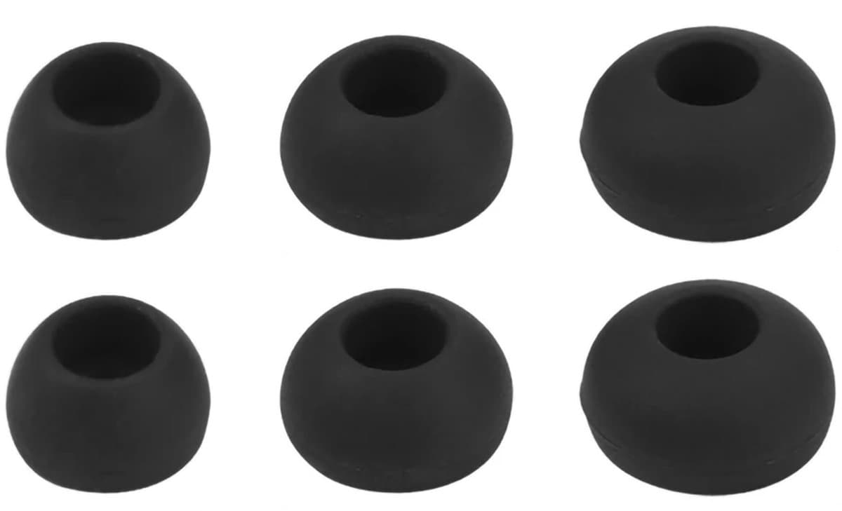 Ibley ComfortFit Oortips voor JBL Flash/FlashX/Flash Rock/FlashX Rock zwart - Siliconen Earbuds - 3 Maten - 3 Paar — afbeelding 1