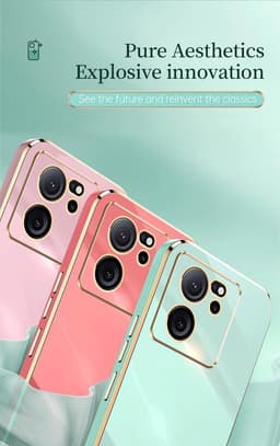 Allecto Plus - Ultradunne rode hoes van zachte siliconen TPU voor Xiaomi Mi 13T - Premium kwaliteit en schokabsorberend — thumbnail 5