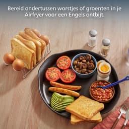 Philips Ontbijtset Airfryer Accessoire - HD9921/00 - Geschikt voor Philips - Ontbijtset Met Tang — thumbnail 6