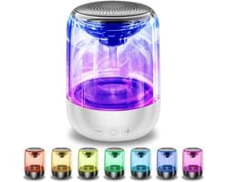 Crrynuo Luidsprekers - Bluetooth speaker - draadloze - USB - Wit