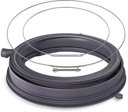 Manchet met 2 knelringen voor Bosch / Siemens wasmachine — thumbnail 2