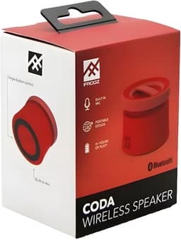 iFrogz Coda - Bluetooth Speaker - Met Microfoon - Rood — thumbnail 3