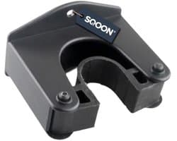 SQOON® Zuigbuishouder geschikt voor 32 mm stofzuigerbuizen - Kunststof houder voor bevestiging van zuigbuizen - Compatibel met o.a. universele modellen - Ideaal voor wandmontage of opbergsystemen