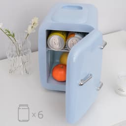 MKSS® Skincare Fridge 4L - Organizer - Make up Koelkast - Beauty Fridge - Blauw — thumbnail 4