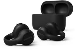 PHILIPS TAQ2000BK/00 Draadloze open-ear oortjes - Oorhaakjes - Open-ear pasvorm - 28 uur afspeeltijd - Bluetooth multipoint - IPX4 - App control - Bediening op de oorhaakjes - Zwart — thumbnail 2