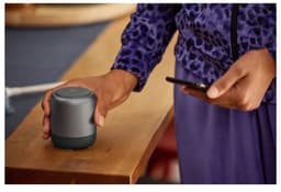 SILVERCREST® Mini Bluetooth® speaker - Portable speaker - Uitgangsvermogen: 1x 6 W RMS - Afspeeltijd: tot 15 uur - Bluetooth: v5.3 - Bluetooth® actieradius: tot 10 m - Zilver — thumbnail 2