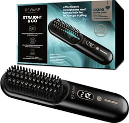 REVAMP BR-1950 - Straight and Go Compact Brush Stijlborstel Zwart — thumbnail 1