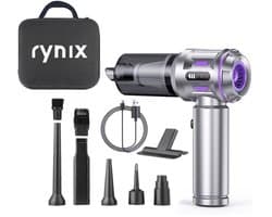 Kruimeldief Snoerloos - Handstofzuiger - 20.000 Pa zuigkracht - Auto Stofzuiger met 9 Opzetstukken - Kruimelzuiger - 100W - Airduster - Zuigen & Blazen