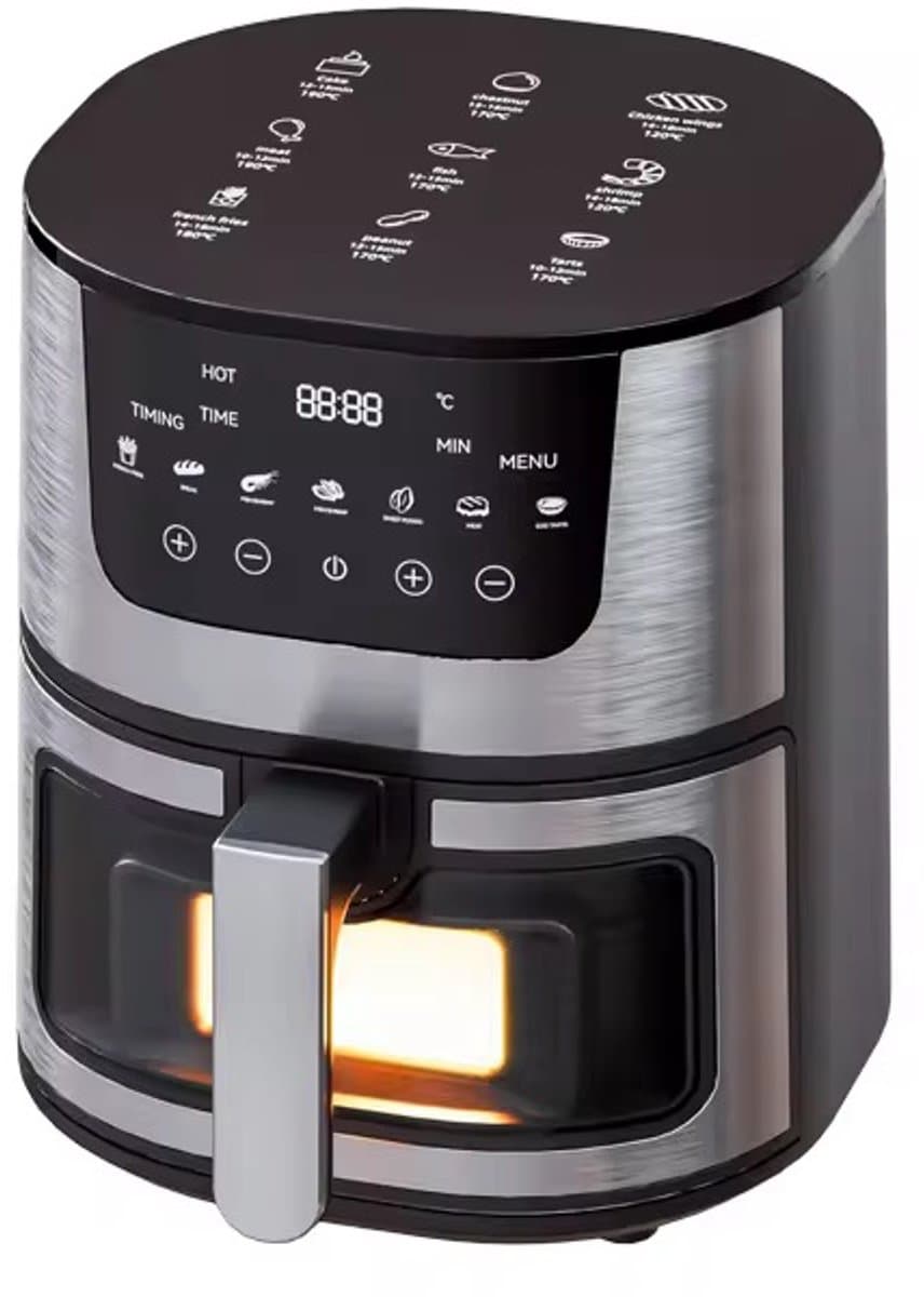 OEM/ODM Electric 7 L Oil Free Air Fryer With Viewing Window Home Use Portable Smart Digital Commercial Air Fryers for Kitchen — afbeelding 1