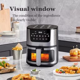 OEM/ODM Electric 7 L Oil Free Air Fryer With Viewing Window Home Use Portable Smart Digital Commercial Air Fryers for Kitchen — thumbnail 4