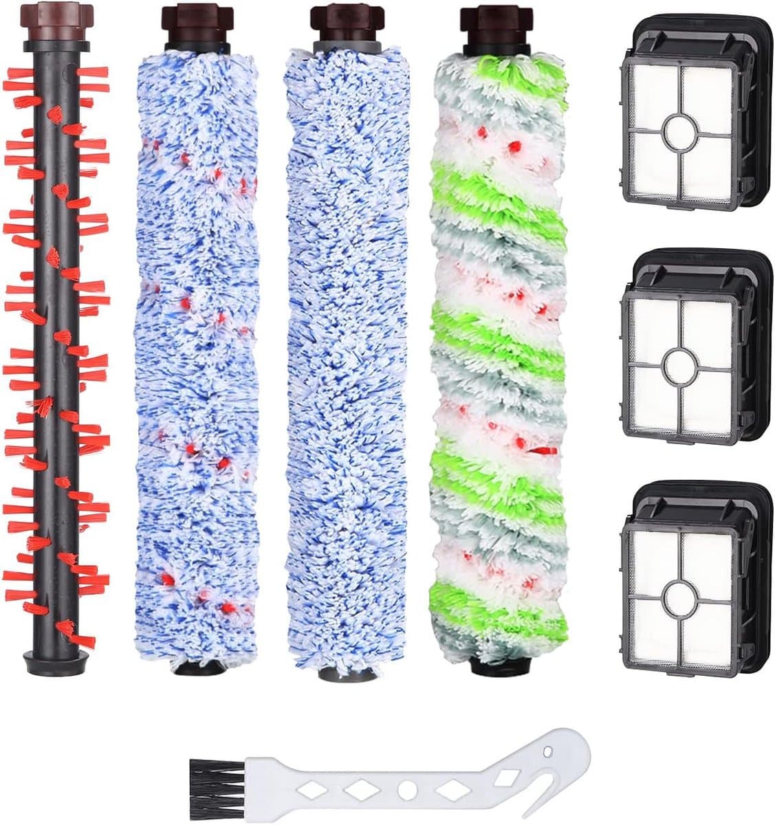 Accessoires geschikt voor Bissell Crosswave 3-in-1 stofzuiger, 1 * Multi-oppervlak + 1 * Huisdier + 1 * Tapijt + 1 * Vloer & 3 filters, voor 1866 1785 2052 1713 2225 — afbeelding 1