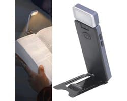 Oplaadbare Leeslamp met Clip-on Design en Traploos Dimmen voor Nachtlezen