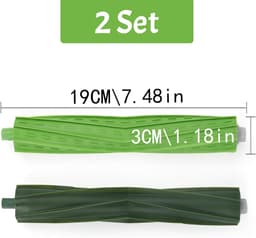 2x hoofdborstel set geschikt voor iRobot Roomba - E5 E6 E7 - i3 i3+ - i4 i4+ - i6 i6+ - i7 i7+ - i8 i8+ - J7 J7+ — thumbnail 2