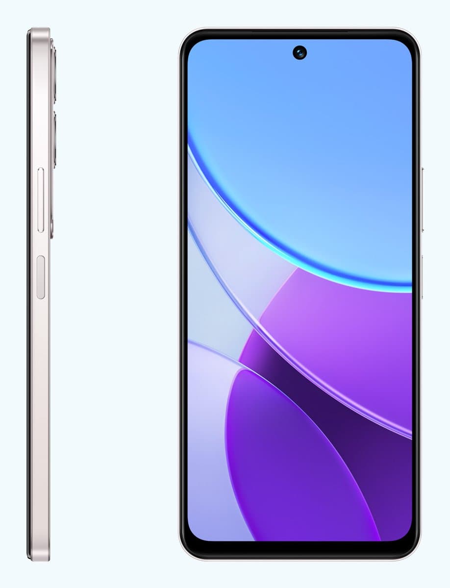 VIVO Y19s 17 cm (6.68") Dual SIM Android 14 4G USB Type-C 6 GB 128 GB 5150 mAh Parel, Zilver — afbeelding 1