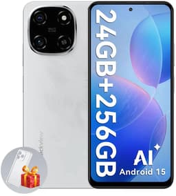 Blackview COLOR 6 Smartphone - 24GB RAM - 256GB ROM - 6.67 Inch - 5000mAh - Dual 4G LTE - Android 15 - GPS - Wit — thumbnail 1