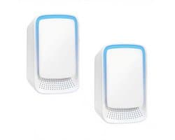 Luchtreiniger - 2-pack plug-in negatieve ionen luchtreiniger - Negatieve ionen luchtreiniger - Luchtreiniger voor thuis - Negatieve ionen luchtreiniger - Luchtverfrisser - Ionisator - Wit