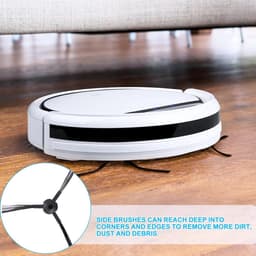 2 filters en 4 zijborstels, accessoire vervanging Geschikt voor Robot Medion E32 (MD 18510), E32 SW (MD 18503), MD16192, MD18500, MD18501, MD18600 — thumbnail 4