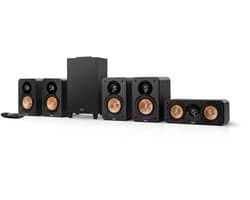 Teufel ULTIMA 20 CONCEPT Surround 5.1 Systeem - Home cinema set met Subwoofer en geïntegreerde AV-ontvanger - Bluetooth aptX, HDMI ARC CEC, USB-C - zwart
