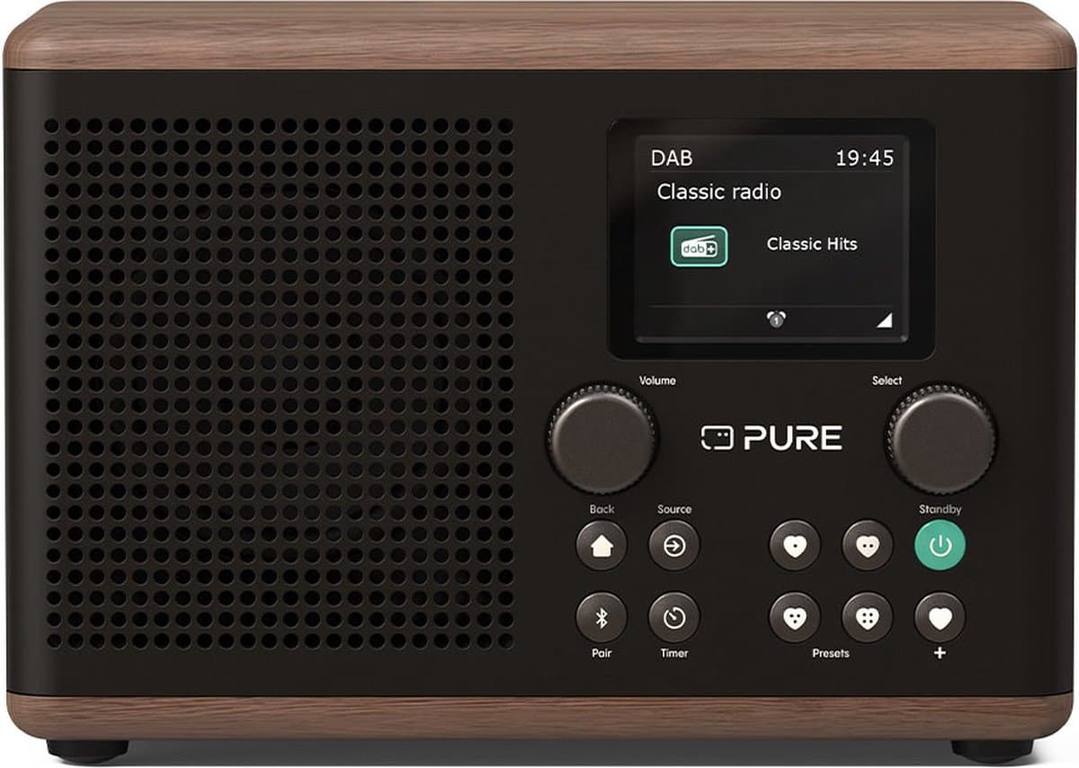 Pure Classic H4 Coffee Black tafelradio — afbeelding 1