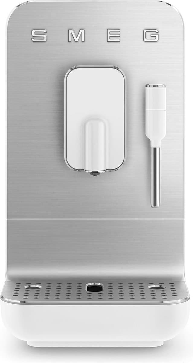 SMEG BCC12WHMEU - Espressomachine - Mat wit - Volautomatisch met stoompijp — afbeelding 1