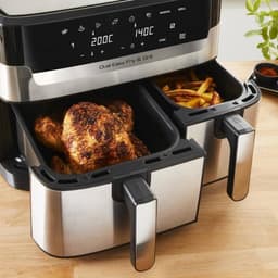 Moulinex Dual Easy Fry & Grill YY5233FB - Airfryer - 8 L - 2450 Watt — thumbnail 7