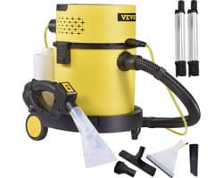 Mercadome® Waterstofzuiger - Waterzuiger - Water Stofzuiger - Stofzuiger - Tapijtreiniger - 4 in 1 functie - 20L - Incl. 5 borstels -45x39x59cm