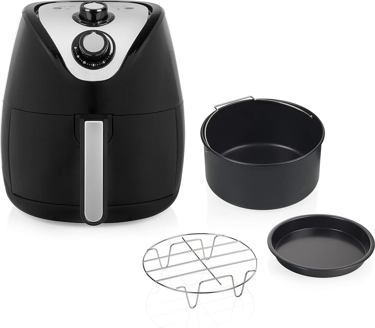 Airfryer XXL Inhoud 4,5 Liter – Geschikt voor het hele gezin - 1500 Watt - Zwart — afbeelding 1