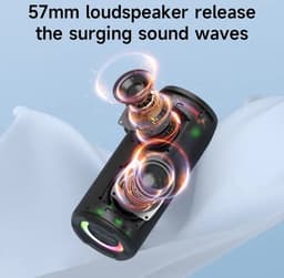 MK - Bluetooth Speaker - 40W High-Power - 3d Stereo Bass - Waterdicht Geschikte - AUX/Bluetooth — thumbnail 3