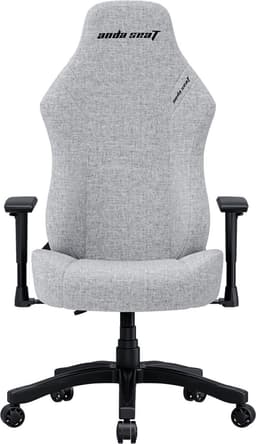 Andaseat Luna Series Grey Fabric - gaming chair - gamestoel - ergonomische bureaustoel volwassenen - nek en rug steun - verstelbaar comfort - kras en vlek bestendig - extra sterk stalen frame constructie - hoogwaardige schuimvulling - grijs — thumbnail 2