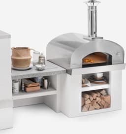 Palazetti Carmine hootgestookte oven incl. rvs onderstel — thumbnail 2