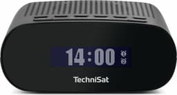 TechniSat TECHNIRADIO 50 - Compacte wekkerradio (DAB+, FM-wekker met groot LCD-display, dubbel alarm, hoofdtelefoonaansluiting, 1 watt, USB-voeding) zwart — thumbnail 1