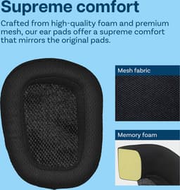 MMOBIEL Oorkussens voor Logitech G935 / G933 Hoofdtelefoon - Koptelefoon Oorkussen - Hoofdtelefoon Earpads voor G230, G231, G233, G332, G35, G430, G431, G432, G433, G533, G633, G633S, G635, G930 — thumbnail 5