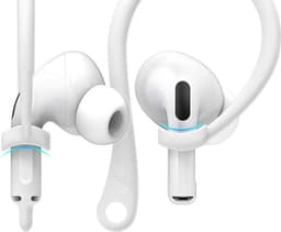 Somstyle 2x Haakjes Geschikt Voor Apple Airpods 1 / 2 / 3 / Pro 1 & 2 - Anti Lost - Oorhaken - Wit — thumbnail 2