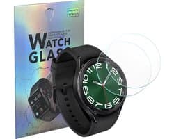 Screenprotector voor Samsung Galaxy Watch 6 CLASSIC (47mm) - 2 stuks Beschermglas Smartwatch van glas Transparante glazen schermbeschermfolie