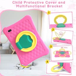Kindertablet - Tablet voor Kinderen - 10 Inch - Ouderlijk Toezicht - 128GB Opslag — thumbnail 2