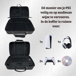 Tobey's PS5 Tas - Zwart - Luxe Uitvoering - PS5 Koffer - Stevige Case - PS5 Accessoires — thumbnail 2